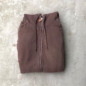 Brown TNA zip up